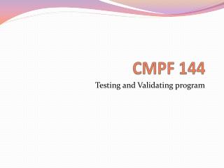 CMPF 144