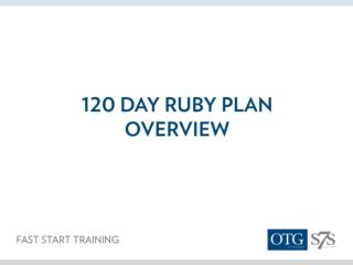 120 Day Ruby Plan