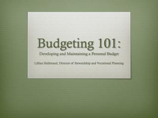 Budgeting 101: