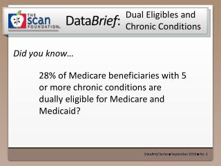 Dual Eligibles and Chronic Conditions