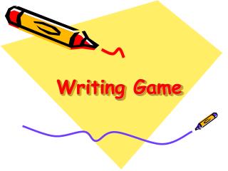 Writing Game