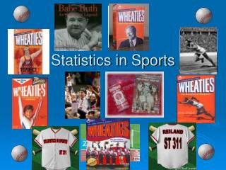 Statistics in Sports