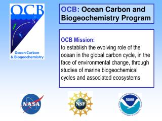 OCB: Ocean Carbon and Biogeochemistry Program