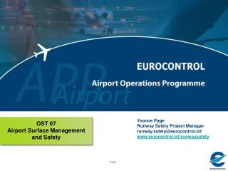 OST 07 Airport Surface Management and Safety