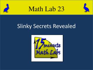 Slinky Secrets Revealed