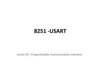 8251 -USART