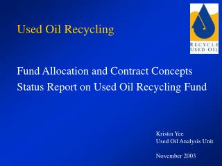 Used Oil Recycling