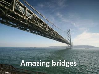 Amazing bridges