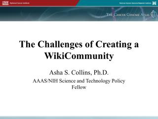 The Challenges of Creating a WikiCommunity