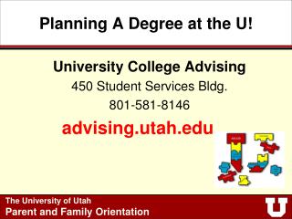 Planning A Degree at the U!