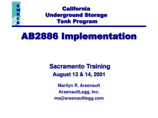 AB2886 Implementation