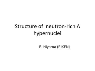 Structure of neutron-rich Λ hypernuclei