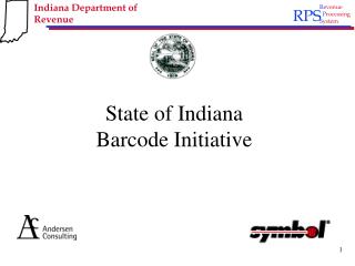 State of Indiana Barcode Initiative
