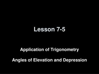 Lesson 7-5
