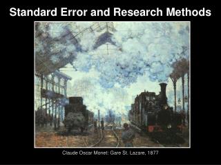Standard Error and Research Methods