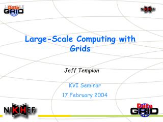 Large-Scale Computing with Grids