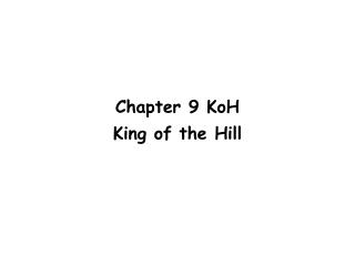 Chapter 9 KoH