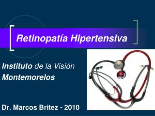 Retinopatía Hipertensiva