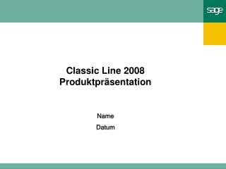 Classic Line 2008 Produkt p räsentation