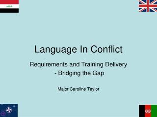 Language In Conflict