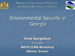 Environmental Security in Georgia