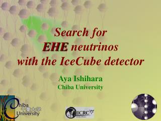 Search for EHE neutrinos with the IceCube detector