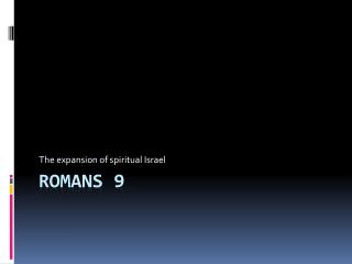 Romans 9