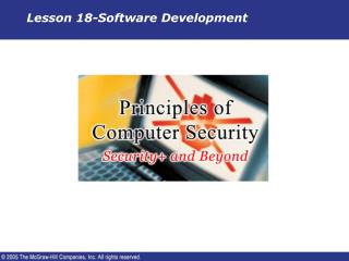 Lesson 18-Software Development