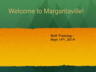 Welcome to Margaritaville!