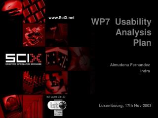 WP7 Usability Analysis Plan