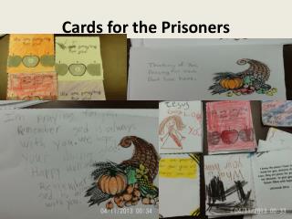 Cards for the Prisoners