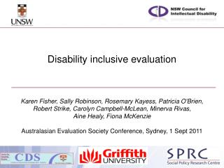 Disability inclusive evaluation