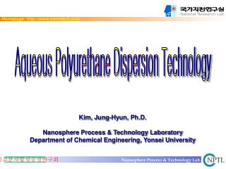 Kim, Jung-Hyun, Ph.D. Nanosphere Process &amp; Technology Laboratory