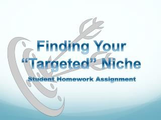 Finding Your “Targeted” Niche