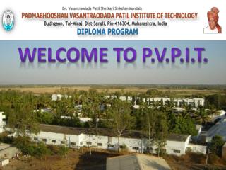Welcome to p.v.p.i.t .