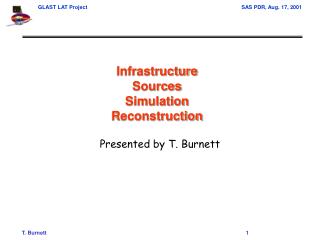 Infrastructure Sources Simulation Reconstruction