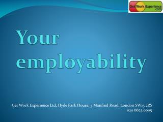 Your employability