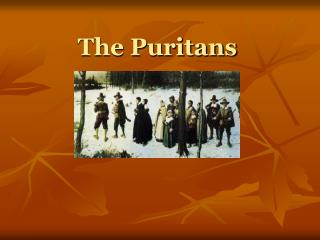 The Puritans