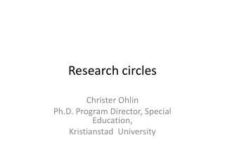 Research circles