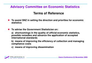 Advisory Committee on Economic Statistics