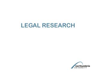 LEGAL RESEARCH