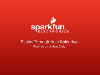 Plated Through Hole Soldering