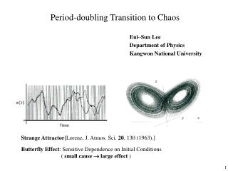 Period-doubling Transition to Chaos