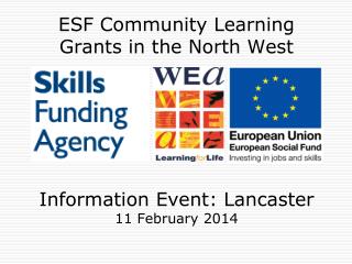 ESF Community Learning Grants in the North West