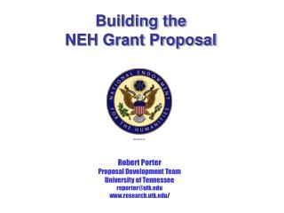 Building the NEH Grant Proposal