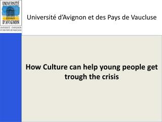 Université d’Avignon et des Pays de Vaucluse