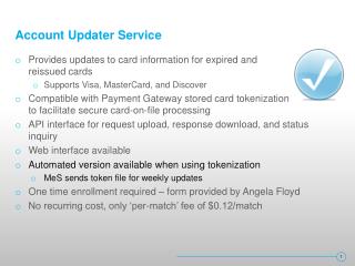 Account Updater Service