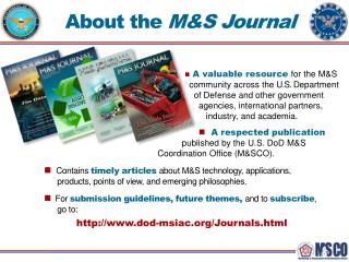 About the M&amp;S Journal