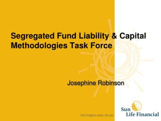 Segregated Fund Liability &amp; Capital Methodologies Task Force