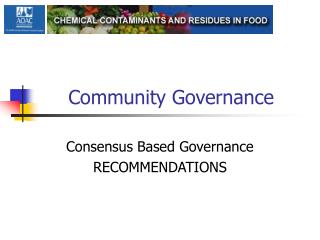 Community Governance